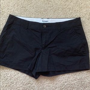 Black Old Navy shorts size 8